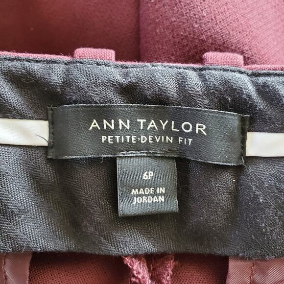Ann Taylor Petite-Devin Fit Wide Leg Pants 6P - Picture 6 of 8